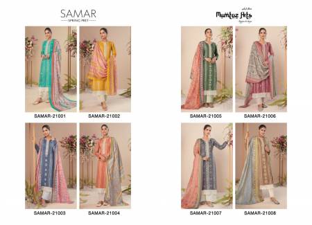 Samar Jaipuri Adaah Lawn Cotton Pakistani Suits